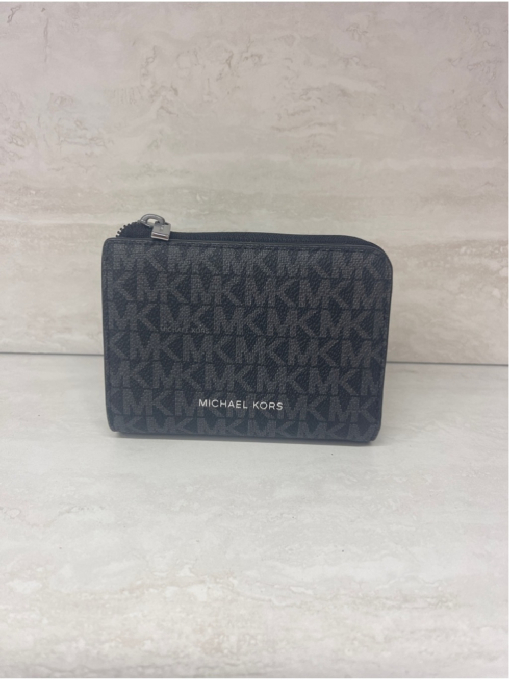 Michael Kors Cooper Signature Logo Folio Wallet Black